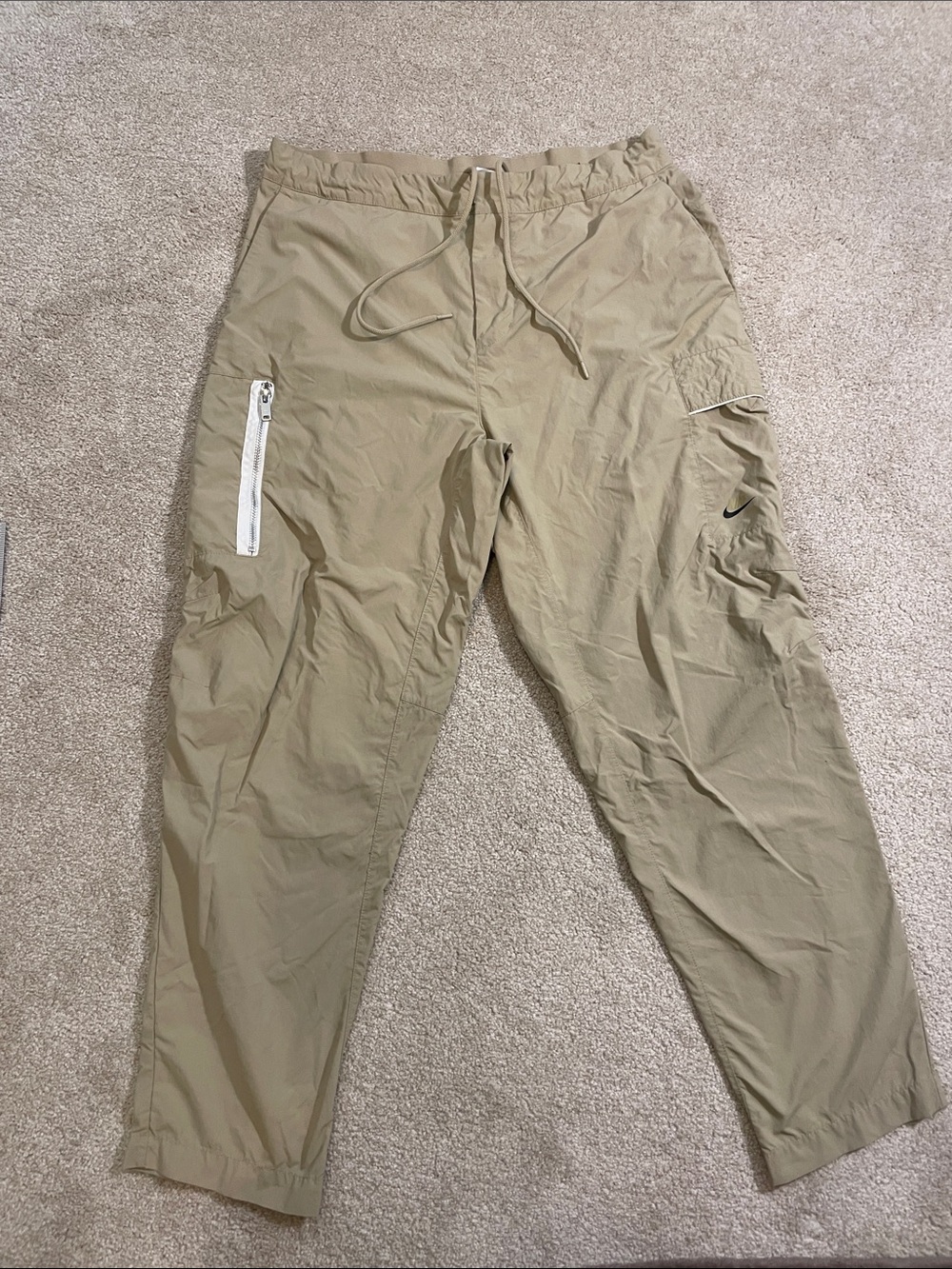 Nike Nylon Cargo Jogger Pants with Zip Pockets